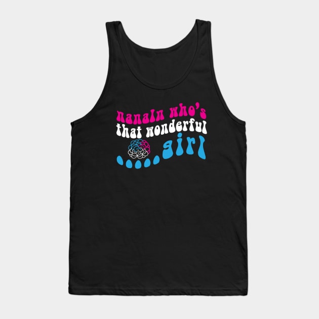 funny who's that Cute Tank Top by Steven brown